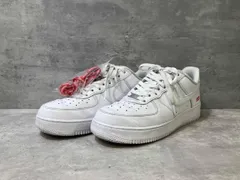 NIKE × Supreme スニーカー AIR FORCE 1 LOW SUPREME CU9225-100 サイズ27.5 ホワイト ナイキ×シュプリーム