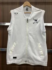 ゴルフウェア オークリー メンズ XLサイズ ホワイト OAKLEY 穴有り