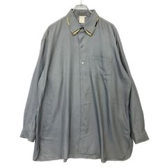 美品】ヨウジヤマモトプールオム 二重襟シルク混シャツ - メルカリ