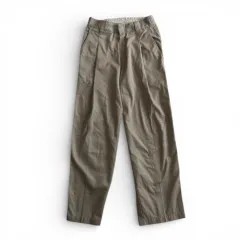NEON SIGN　ネオンサイン　Wide Work Slacks　ワイドワークスラックス　ベージュ　サイズ42　コットン　19SS　1015　チノパン生地　ボリュームのサムネイル