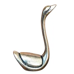 A98 真鍮製 スワンオブジェ 白鳥 置物 アンティーク調 ミッドセンチュリー インテリア雑貨 リングホルダー ペーパーウェイト 開運 風水 縁起物 真鍮ブラス飾り 玄関インテリア デスクオブジェ ギフト