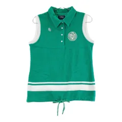 サイズ：1 PEARLY GATES パーリーゲイツ  ノースリーブポロシャツ パイル地  グリーン系 [240101567247] ゴルフウェア レディース ストスト