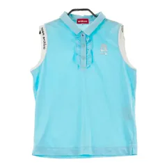 サイズ：40 ARCHIVIO アルチビオ  ノースリーブポロシャツ メッシュ  ブルー系 [240101568501] ゴルフウェア レディース ストスト