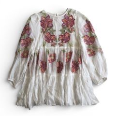 未使用品 GRACE CONTINENTAL グレースコンンチネンタル ティアード 刺繍 未使用品 GRACE CONTINENTAL グレースコンンチネンタル ティアード 刺繍