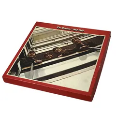 THE BEATLES FOREVER 4LP BOX ザ・ビートルズ レコード 赤盤 青盤 帯 解説書付き 中古 M10994922
