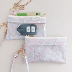 1859 リバティ メドウテイルズ 水色 GPSケース キーケース