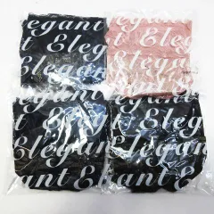 未使用 モモフル ４枚セット　momoful おりもの吸水ショーツ 通常  ネイビー ブラック ピンクエレガント 保管品  Mサイズ レディース E659Z