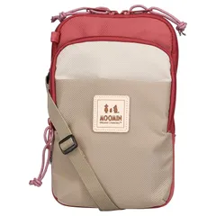 【新品】 [Moomin] [ムーミン] スマホショルダーバッグ レディース RMNL-01 撥水 軽量 【30】 スモーキーレッド 0