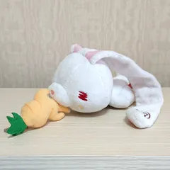 汎用うさぎ食い意地マスコット 汎用ダメージ 高麗人参 CGP-347 グルーミー チャックスGP ぬいぐるみ キーホルダー