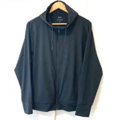 ビッグサイズ！ XXL！(^w^)b UNIQLO ユニクロ エアリズム UVカット メッシュ フルジップ パーカー 241-456261 スポーツ 運動 カジュアル レジャー 日除け 日焼け対策 ブラック レディース