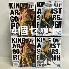 未開封 ONE PIECE KING OF ARTIST シルバーズ・レイリー 他 フィギュア 4個セット SF3358 c099