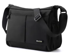 【在庫処分】普段使い 大容量 斜めがけ 横型 ポケット多い 肩掛けカバン ナイロンバッグ 軽量 メンズ 撥水 ショルダーバッグ 通勤 [manukori] 通学