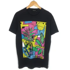 【倉吉店】 中古 DSQUARED2 | ディースクエアード 半袖Ｔシャツ Multicolor T-Shirts S71GD0622 S22844 ブラック サイズ：L 【102】