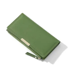 【新品】 [Akkerds] 長財布 二つ折り 薄型 財布 かわいい おしゃれ レディース PUレザー カード収納 紙幣 小銭入れ 二つ折り/財布 プレゼント レディース 0