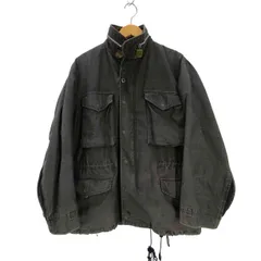 ユーエスアーミー U.S. ARMY 60S M-65 最初期 1st エポレットなし 後染め フィールド ミリタリー ジャケット フロント棒TALON 首ベル型 CONMAR ジップ メンズ 表記無 のサムネイル