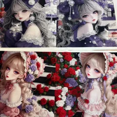 パネル生地　在庫処分‼️ 女の子16柄　76