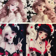 パネル生地　在庫処分‼️ 女の子16柄　79