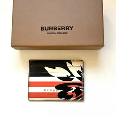 バーバリー　BURBERRY パスケース　カードケース　サンダン・フローラル・ストライプのサムネイル