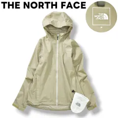 【ゴールドウィン製】 ノースフェイス THE NORTH FACE ベンチャー ジャケット ナイロン パーカー ジップアップ ウィンドブレーカー ロゴ 刺繍 収納袋 付属 M ベージュ アウトドア レディース ♪