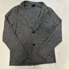 ZANONE グレー ダブル 襟付き ポケット付き カーディガン - メルカリ
