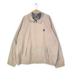 近年 美品 ポロラルフローレン ドリズラージャケット ダブルジップ 麻 