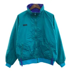 90年代 Columbia コロンビア リバーシブル RADIAL SLEEVE ナイロンジャケット アウトドア パープル (メンズ XL) Q0105