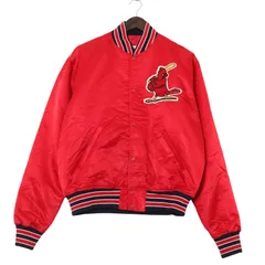90年代 USA製 STARTER スターター MLB セントルイス・カージナルス スタジアムジャケット プロチーム (メンズ L) A2325のサムネイル