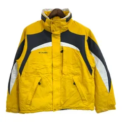 Columbia コロンビア スキージャケット アウトドア スノースポーツ イエロー (メンズ L) 中古 古着 T1419