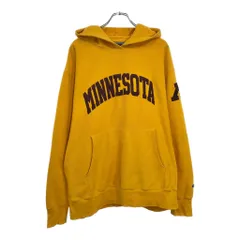 00年代 Champion チャンピオン REVERSE WEAVE リバースウィーブ パーカー カレッジ イエロー(メンズ L)中古 古着 v4431