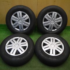 トヨタ ハイエース 純正 15インチ タイヤ ホイール 4本セット バリ山 トヨタ ハイエース 純正 15インチ タイヤ ホイール 4本セット バリ山