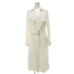 ルーニィ LOUNIE コート 36 ロング丈 薄手 白 ホワイト /AE ■GY61