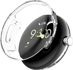 高透過率 装着簡単 全面保護 指紋防止 一体型 PC素材 フルカバー Google Google Google Google Pixel Pixel Pixel Pixel Watch Watch Watch Watch ケース ケース 用 用ケース クリア