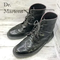 Ｄｒ．Ｍａｒｔｅｎｓ ドクター マーチン ウイングチップ ブーツ レースアップ AW006 ＵＫ７ ２６ｃｍ 黒 ブラック メンズ _208068