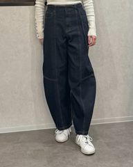 古着 フラボア frapboisダーツサルエルパンツ ブラック - メルカリ