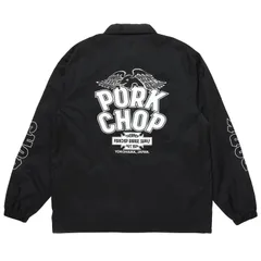 PORKCHOP GARAGE SUPPLY WP BIG LOGO COACH JKT ポークチョップガレージサプライ コーチジャケット BLACK