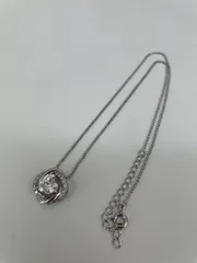 E 最終価格【ヴィンテージ】キュービックジルコニア ハート型トップ ネックレス CZ 925 レディース アクセサリー オシャレ ファッション