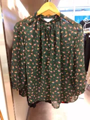 M7  スローブイエナ　SLOBE　IENA　七分袖ブラウス シアー