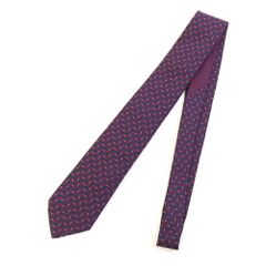 エルメス HERMES ネクタイ シルクタイ 7cm＜ラ・クレ・デュ・ボヌール