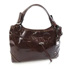  ペレボルサ トートバッグ ブラウン レザー 中古 肩掛け