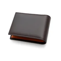 【新品】 [KUNIMASA] 砥石屋さんの二つ折り財布 メンズ 本革 イタリアンレザー使用 小銭入れ付き ボックス型小銭入れ 専用ギフトボックス付き 日本製パーツ使用 薄型 スリム設計 1