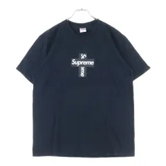 SUPREME (シュプリーム) 20AW Cross Box Logo Tee クロス ボックス ロゴ クルーネック カットソー 半袖Tシャツ ブラック
