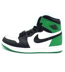 ナイキ NIKE 【 AIR JORDAN 1 RETRO HIGH OG DZ5485 031 】 エア ジョーダン 1 ハイ セルティックス ブラック アンド ラッキー グリーン スニーカー　48350