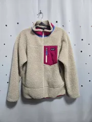パタゴニア レトロ フリース ジャケット アイボリー キッズ XL