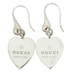 GUCCI (グッチ) フック ハート ピアス シルバーのサムネイル