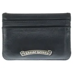 CHROME HEARTS (クロムハーツ) DOUBLE SIDE ダブルサイド スクロールラベル付レザーカードケースのサムネイル