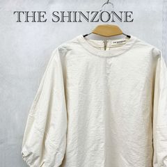 ザシンゾーン シャーリング ギャザー ドロップショルダー プルオーバー 