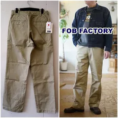FOB FACTORY 　エフオービーファクトリー　ビッグチノパンツ　チノーズ　0546のサムネイル
