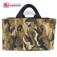 PRADA プラダ ハンドバッグ カナパ L カナパL キャンバス グリーン