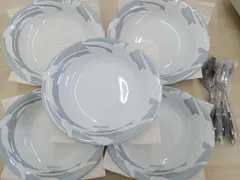 美品 保管品 DAVID HICKS 5セット 食器 皿 プレート スプーン セット 箱有 デビッド ヒックスのサムネイル