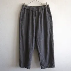 【美品】ARTS&SCIENCE 【EASY PANTS/イージー パンツ】3 グレー ウール リネン シルク コットン アーツ＆サイエンス 25060491のサムネイル